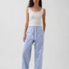 Pyjamasbyxor i avslappnad passform
