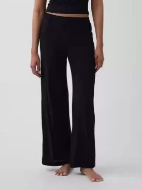 Pyjamasbyxor i mjuk modalribb