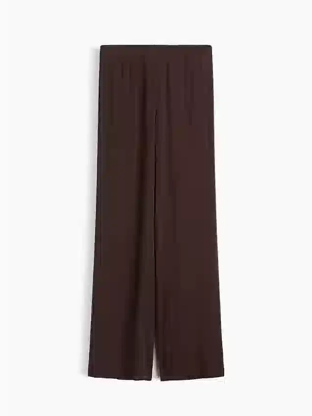 Pyjamasbyxor i mjuk modalribb