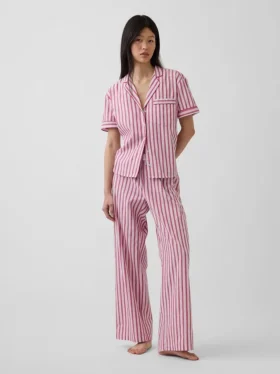 Pyjamasbyxor i poplin