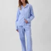 Pyjamasbyxor i poplin