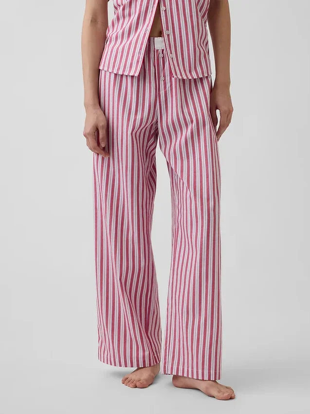 Pyjamasbyxor i poplin