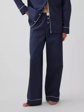 Pyjamasbyxor i poplin