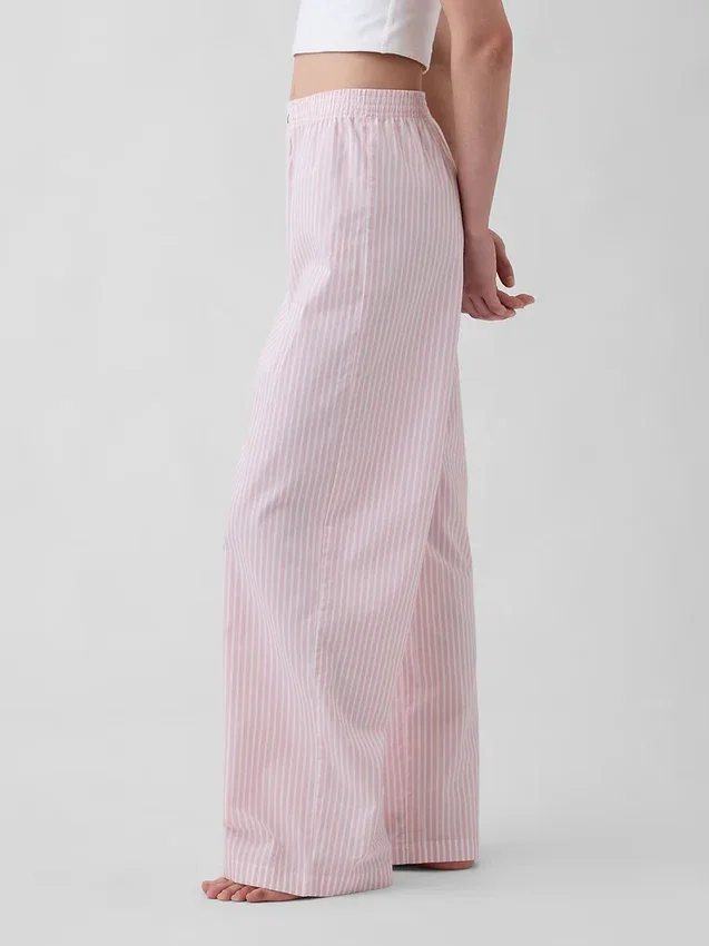 Pyjamasbyxor i poplin