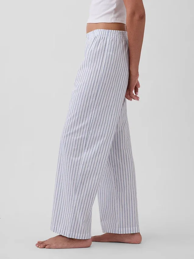 Pyjamasbyxor i poplin