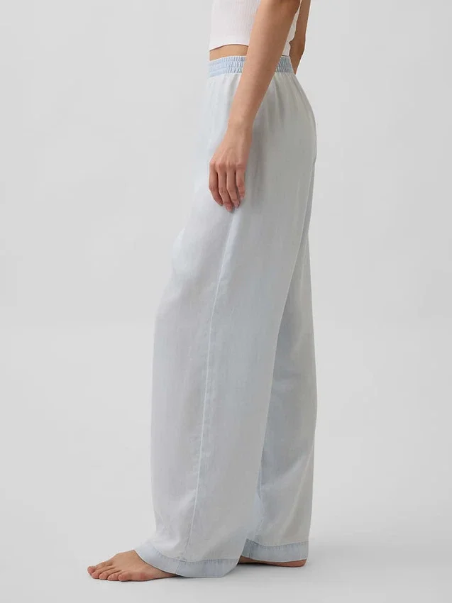 Pyjamasbyxor i poplin