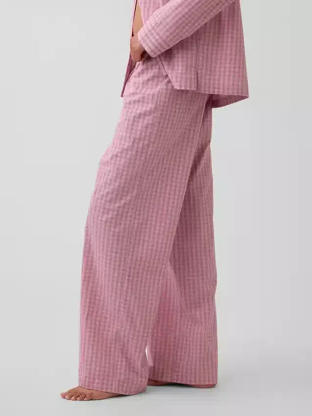 Pyjamasbyxor i poplin