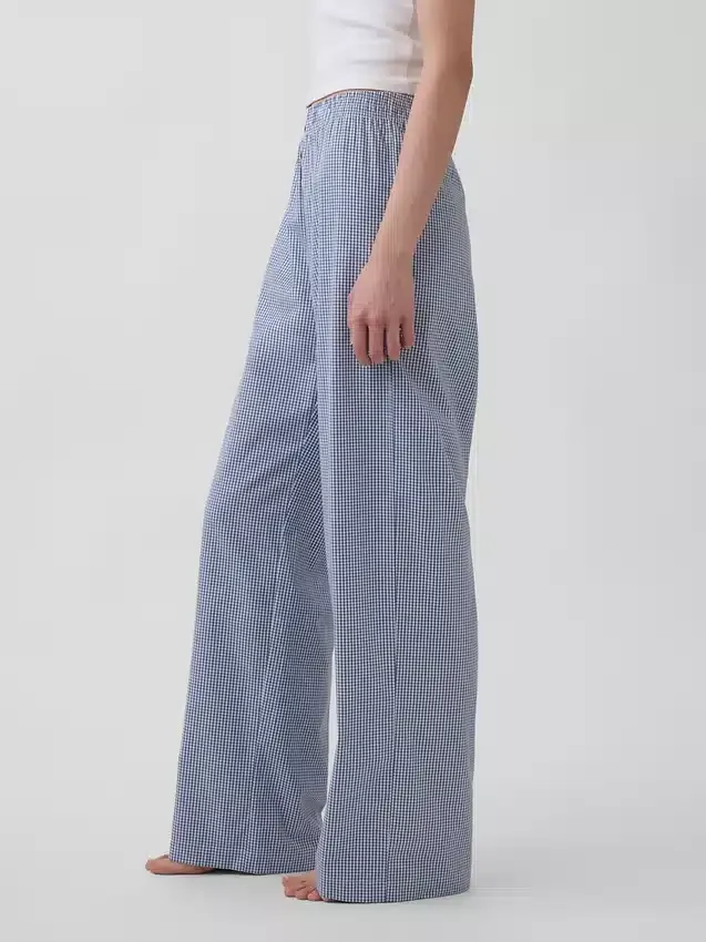 Pyjamasbyxor i poplin