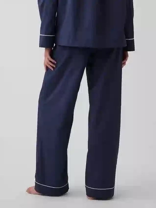 Pyjamasbyxor i poplin