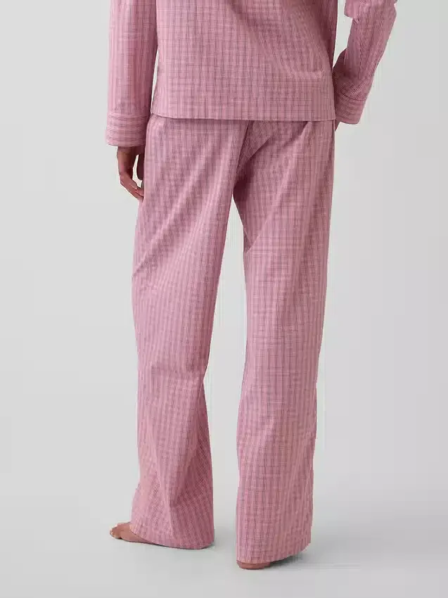 Pyjamasbyxor i poplin