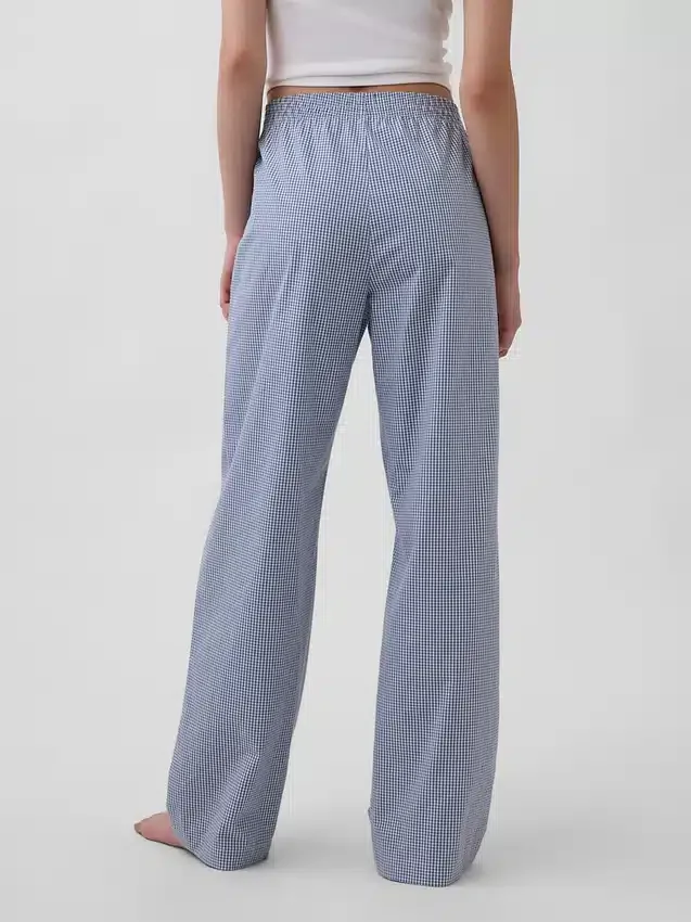 Pyjamasbyxor i poplin
