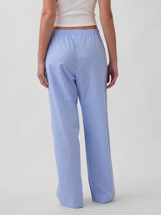 Pyjamasbyxor i poplin