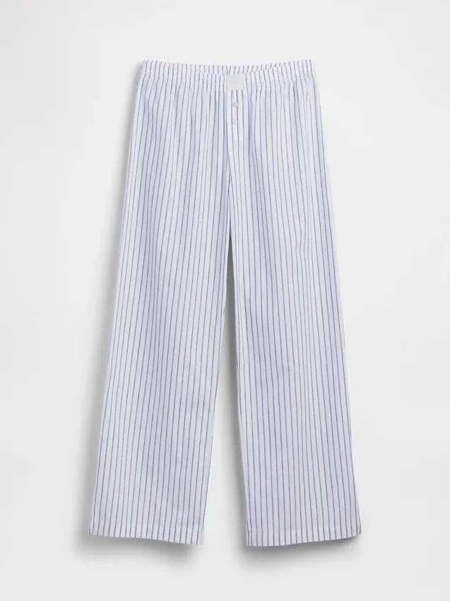 Pyjamasbyxor i poplin