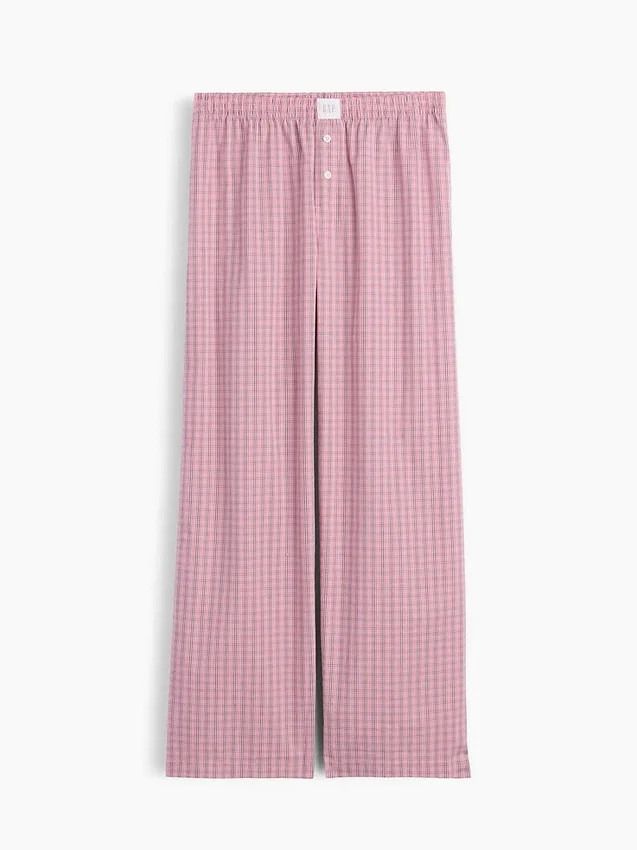 Pyjamasbyxor i poplin