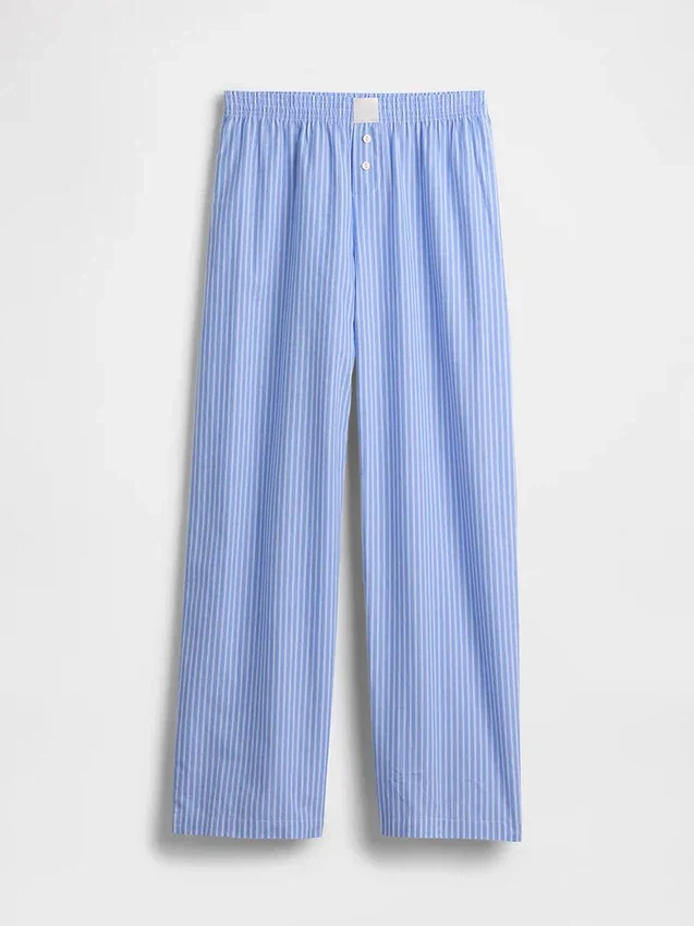 Pyjamasbyxor i poplin