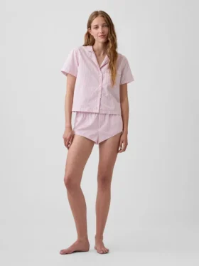 Pyjamasbyxor i poplin Shorts