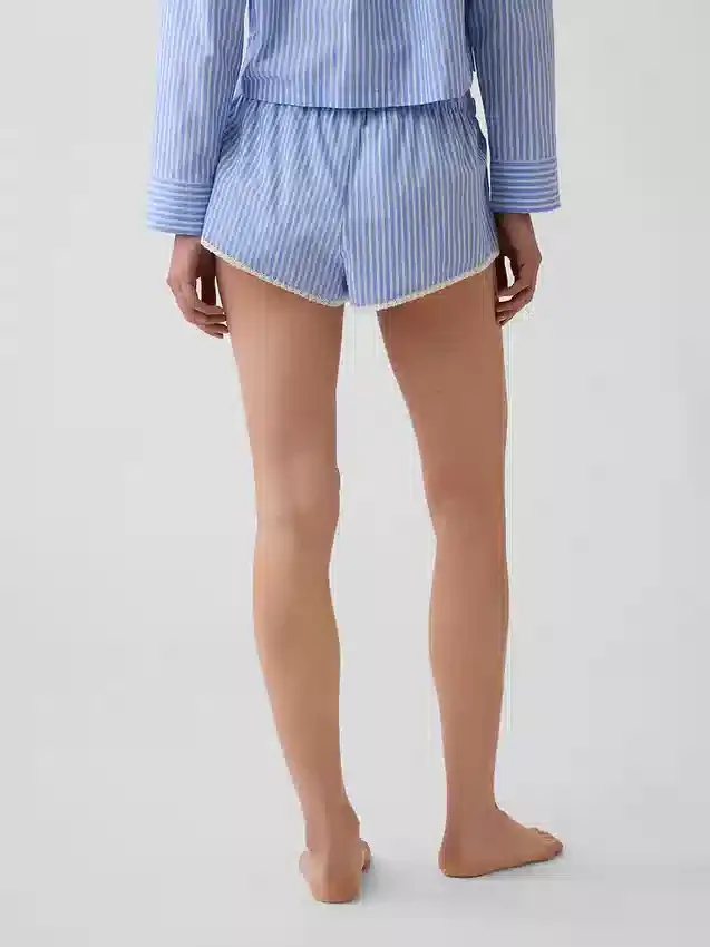 Pyjamasbyxor i poplin Shorts