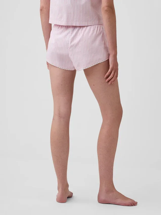 Pyjamasbyxor i poplin Shorts