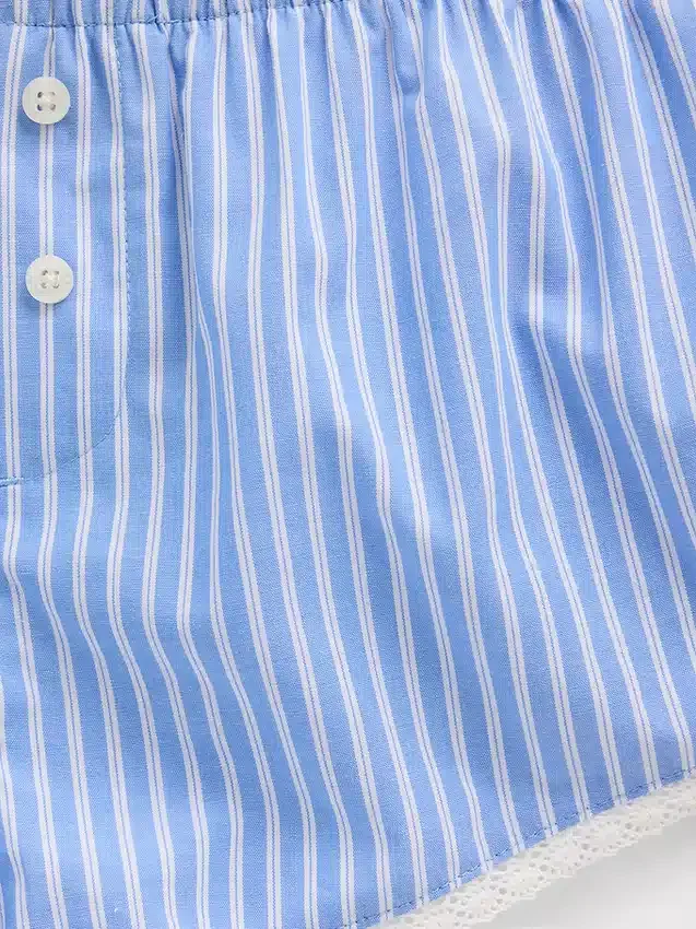 Pyjamasbyxor i poplin Shorts