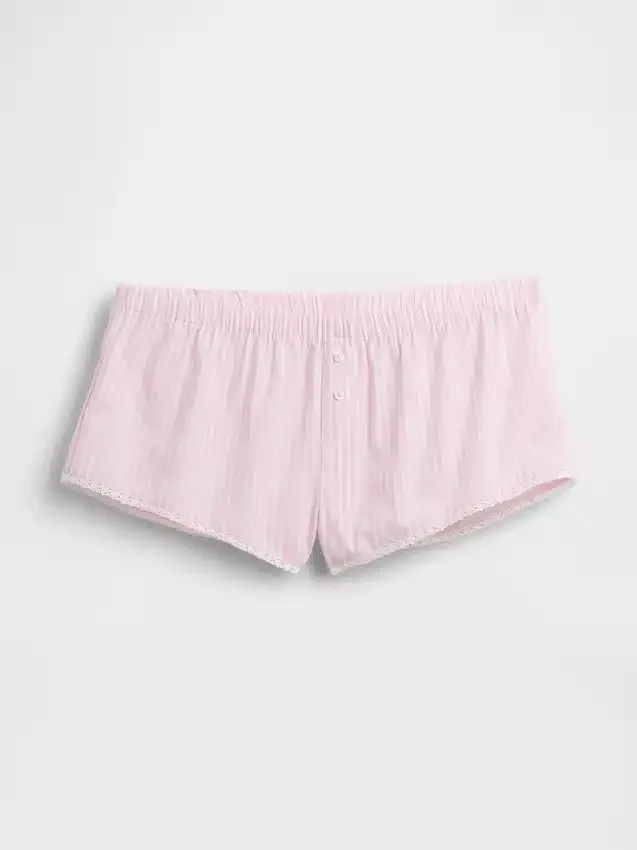 Pyjamasbyxor i poplin Shorts