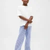 Pyjamasbyxor i återvunnen flanell för barn