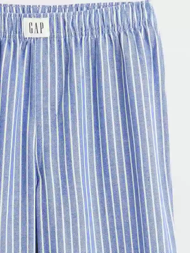 Pyjamasbyxor i återvunnen flanell för barn