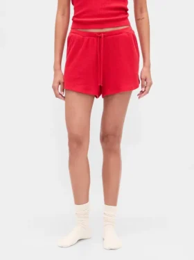 Pyjamasbyxor i våffelstickat Shorts