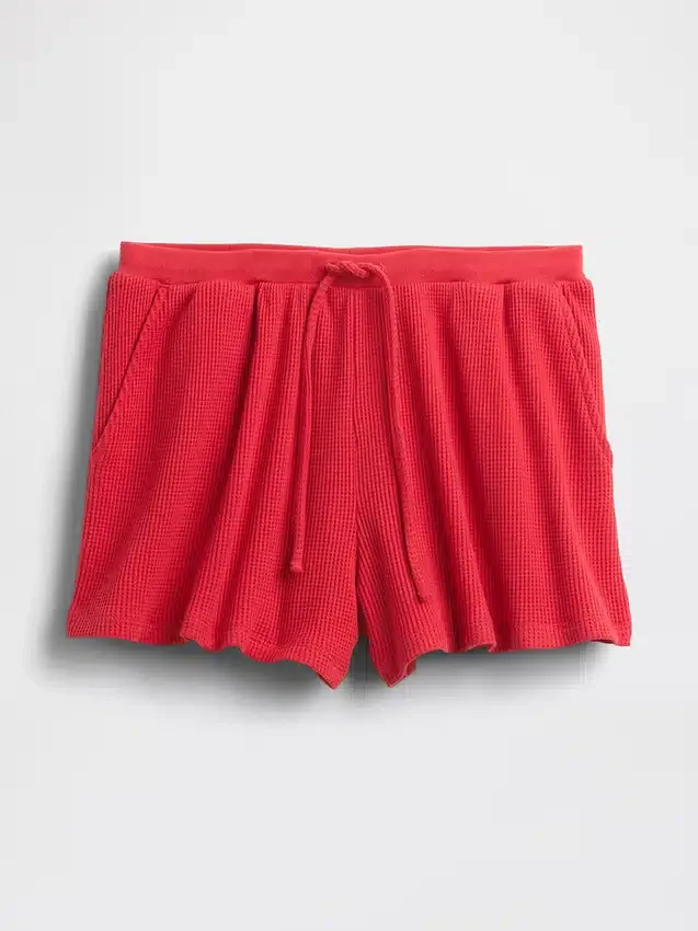 Pyjamasbyxor i våffelstickat Shorts