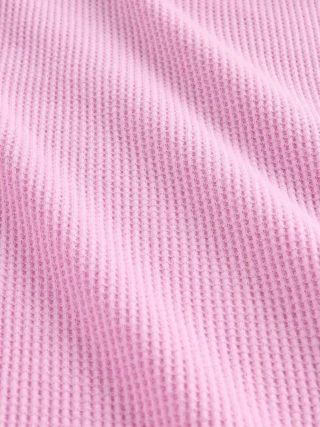 Pyjamasbyxor med breda ben i våffelmönster