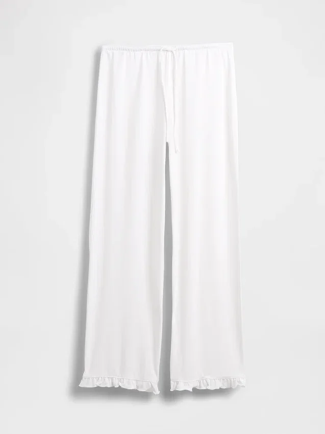 Pyjamasbyxor med volanger
