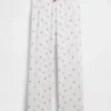 Pyjamasbyxor med Winnie the Pooh-mönster i pointelle