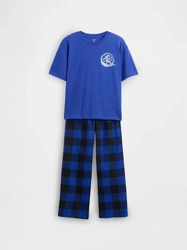 Pyjamaset för barn i återvunnet material