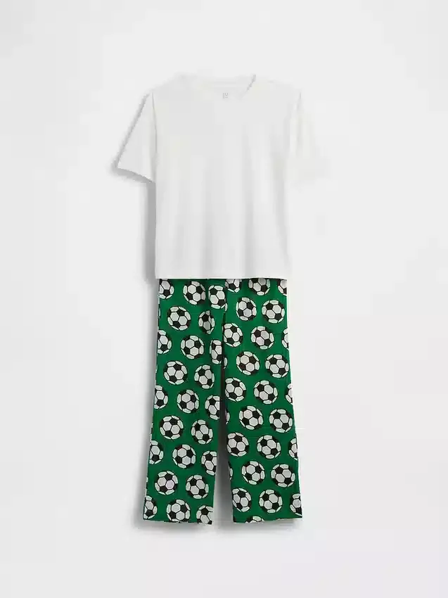 Pyjamaset för barn i återvunnet material