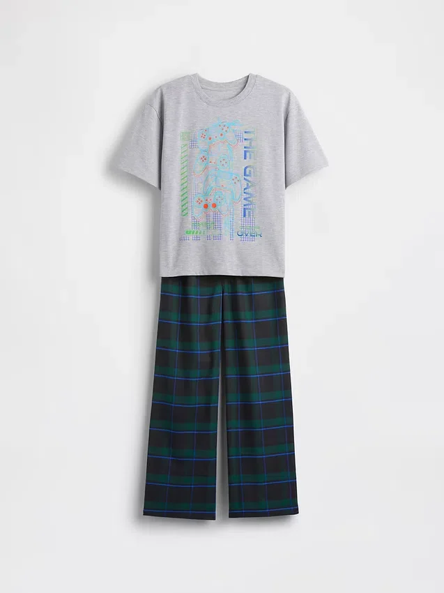 Pyjamaset för barn i återvunnet material