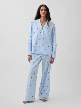 Pyjamaset i poplin
