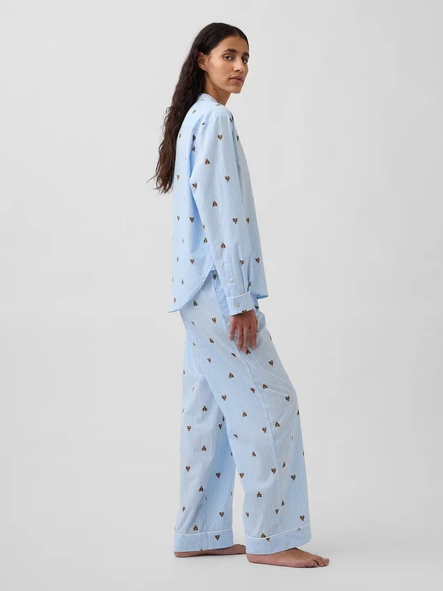 Pyjamaset i poplin