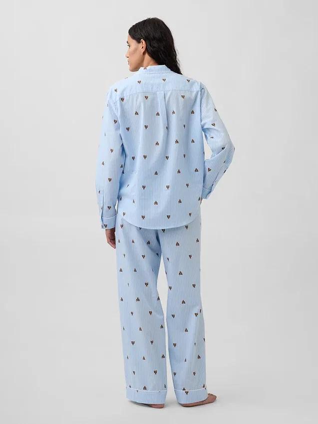 Pyjamaset i poplin