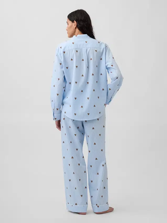 Pyjamaset i poplin
