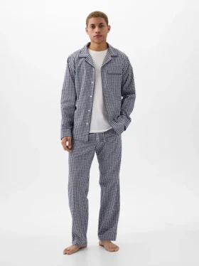 Pyjamaset i poplin för vuxna