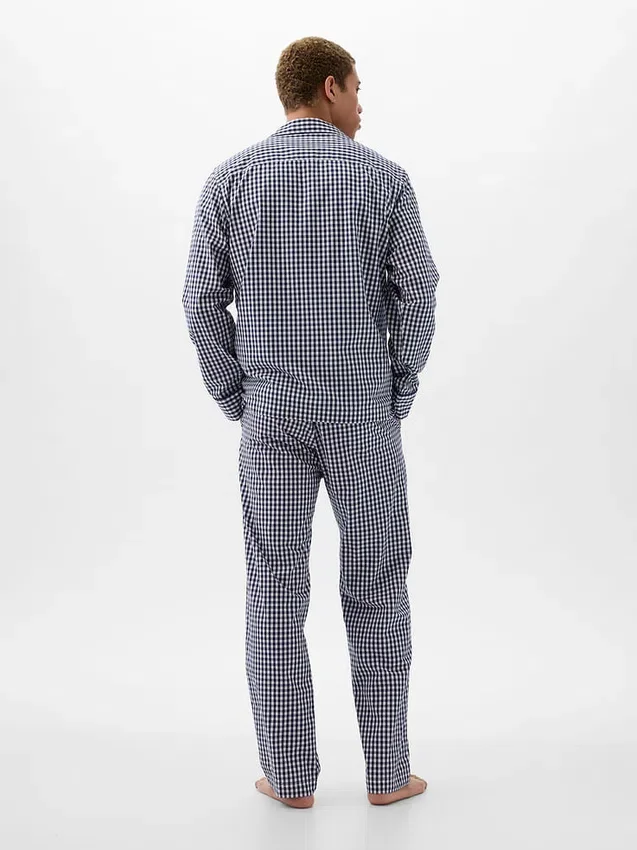 Pyjamaset i poplin för vuxna
