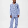 Pyjamaset i återvunnen flanell för barn