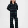 Pyjamaset i återvunnen flanell för barn