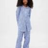 Pyjamaset i återvunnen flanell för barn