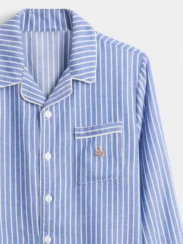 Pyjamaset i återvunnen flanell för barn