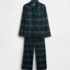 Pyjamaset i återvunnen flanell för barn