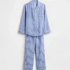 Pyjamaset i återvunnen flanell för barn
