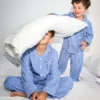 Pyjamaset i återvunnen flanell för barn