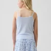 Pyjamaslinne i återvunnen ribbstickning för barn