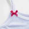Pyjamaslinne i återvunnen ribbstickning för barn