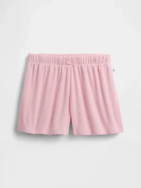 PyjamasShorts för barn i återvunnen pointelle